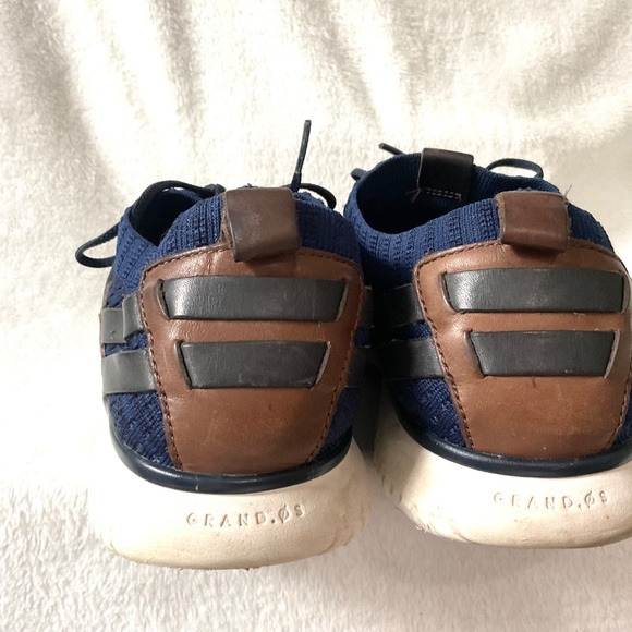 Cole Haan GrandMotion Lace Up Woven Comfort StitchLite Sneakers Sz 9.5M - Picture 9 of 13